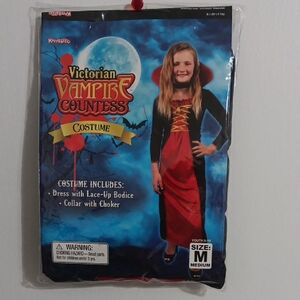 kangaROOS Victorian Vampire Countess Costume - Red and Black